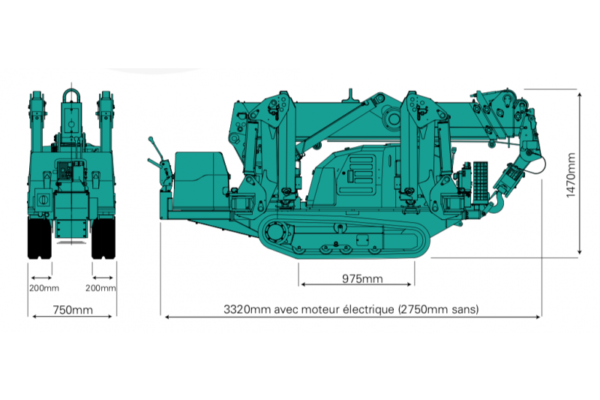 Dimension mini-grue