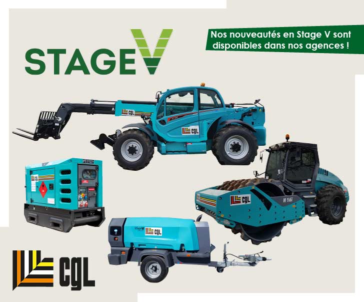 nouveautés Stage V disponibles dans nos agences CGL